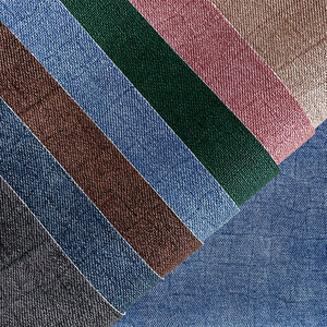 Tissu Jeans Artificiels Texturé en Similicuir de Style Rétro en Relief de Crocodile PU Cuir Synthétique Décoratif pour Sac/Rembourrage - Product Image 1