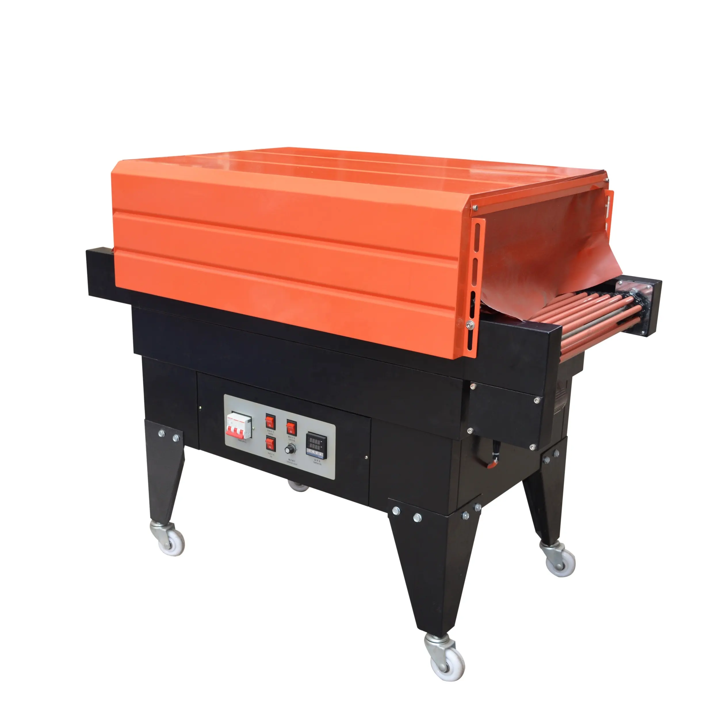 BS-4525LA jet type steel heater iphone box PVC POF hot air shrink sealing machine