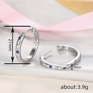 Pendientes de Sol y Luna para Mujer, Diseño de Rayos Celestiales, Joyería de Moda para Uso Diario - Product Image 4