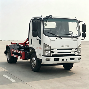 รถบรรทุกเก็บขยะแบบตะขอเกี่ยวอัตโนมัติ ISUZU KV100 สำหรับงานเบา พร้อมระบบไฮดรอลิก สำหรับการจัดการขยะในเมือง - Product Image 4