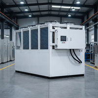 Unité de réfrigération industrielle 240 CV, refroidisseur à vis refroidi par air, système de refroidissement haute capacité 600 000 Kcal-720 kW/h