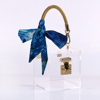 Fabricant de boîtes-cadeaux personnalisées en acrylique Boîte-cadeau Suppliers-Factor.Transparent Handbag Shower