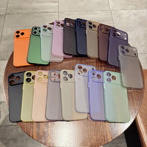 <span class=keywords><strong>Coque</strong></span> de téléphone souple en TPU ultra-fine et translucide mate pour <span class=keywords><strong>iPhone</strong></span> Air 17 16 15 14 <span class=keywords><strong>13</strong></span> Pro Max, protection arrière simple - Product Image 1