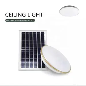 Caldo-vendita solare lampada da soffitto per interni solare Led plafoniera per la casa del Garage del Patio del portico