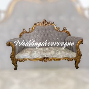 Sofá Love Seat de alta calidad de estilo moderno, nuevo diseño de dos plazas para bodas, muebles duraderos personalizados para uso exterior - Product Image 5