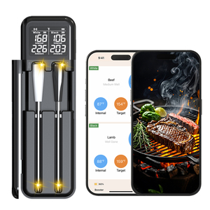 Termómetro de Carne Inalámbrico Inteligente Mejorado, Termómetro Digital para Cocinar con Sensor Dual de Alta Precisión - Product Image 1