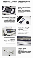 Tinta UV para Cabezal de Impresión I3200, Impresora Plana de Rollo a Rollo (Película, Papel, PVC, Botellas, Cuero/Tarjetas) de Alta Velocidad 7.6 m²/h