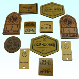 Manufacturer Hot Sale Debossed Leather Logo Name <strong>Label</strong> Iron on Sew on Custom Leather Patch for Caps Hats <strong>Jeans</strong> - Product Image 1