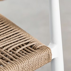 Mobilier d'<span class=keywords><strong>extérieur</strong></span> de loisirs nordiques Bistro Restaurant Home Bar Tressage Corde <span class=keywords><strong>Chaise</strong></span> de salle à manger pour jardin - Product Image 6