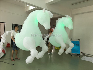 Venta caliente colorido inflable caballo traje de la mascota para adultos - Product Image 4