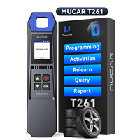 Outils de programmation MUCAR T261 : Scanner TPMS portable avec chargement Type-C, Bluetooth, portée 10m, services de réparation et d'entretien des pneus