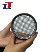 Tamis de laboratoire en acier inoxydable électroformé de haute précision avec cadre en acier inoxydable pour équipement de laboratoire