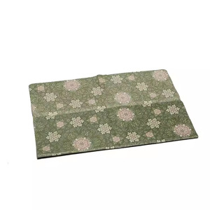 Serviette de thé zen chinoise à imprimé floral 21x31cm en tissu pour la cérémonie du thé - Product Image 4