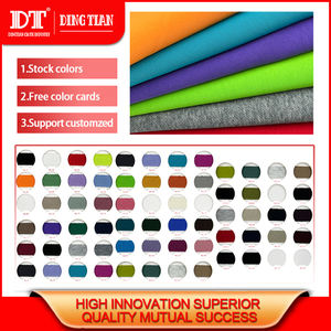 Tissu <span class=keywords><strong>jacquard</strong></span> sergé DINGTIAN CVC en coton peigné 85% et polyester 15%, 360 g/m², respirant, teint uni pour sweat-shirt lourd - Product Image 5