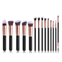 14 pièces meilleur vendeur ensemble de pinceaux de maquillage Real High Techniques Oem pinceaux de maquillage fond de teint ensemble de pinceaux de maquillage pour ombre à paupières