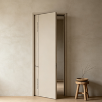 Porte intérieure moderne en bois LT, très vendue, étanche, insonorisée, en panneau mélaminé, surface finie, sur mesure pour salon
