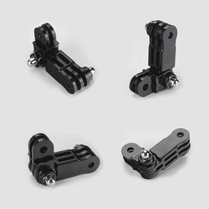 Brazo de Montaje Ajustable de 3 Vías para <span class=keywords><strong>GoPro</strong></span>/DJI/Insta360, Adaptador de Extensión Universal con Tuerca de Acero Inoxidable 304 para Cámaras de Acción - Product Image 3