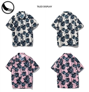 เสื้อเชิ้ตพิมพ์ลายดิจิตอลโพลีเอสเตอร์แฟชั่นชายหาดกอล์ฟ ติดกระดุม สไตล์เรยอน ขายส่ง เสื้อฮาวายพิมพ์ลายตามสั่งสำหรับผู้ชาย - Product Image 3