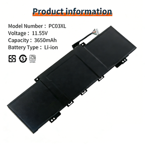 Batterie d'ordinateur portable d'usine pour HP PC03XL HSTNN-OB1W TPN-DB0E Pavilion <span class=keywords><strong>X360</strong></span> 14 15 14-DW 14-DY 15-ER Aero 13 Batterie d'ordinateur portable - Product Image 2