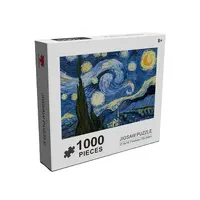 Chine fabricant personnalisé de haute qualité casse-tête puzzle 100 pcs 500 1000 pièces papier carton jigsaw puzzles