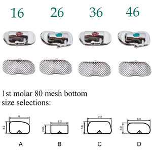 022 ortodoncia dentale 1st molare tubi buccali singoli ortodontici per dentista - Product Image 4