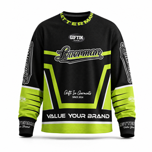 Sudadera de Manga Larga de Algodón Estilo Racing Premium, Personalizada con Impresión Digital DTG, Logotipo Personalizado, Patrón de Alta Calidad, Algodón Suave - Product Image 6