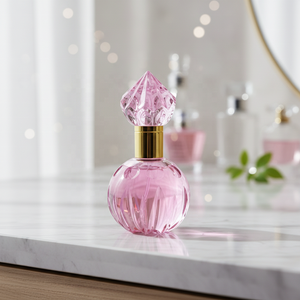 Custom Crystal Perfume <b>Bottle</b> Faceted Glass Essential Oil Container with Gift <b>Box</b> for Fragrance Packaging - Product Image 3