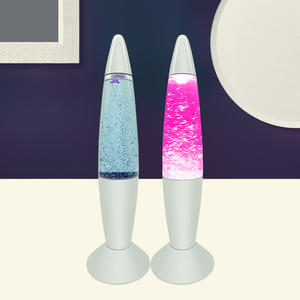 J & R vendita calda Mini camera da letto decorazione rosso viola rosa USB luce di umore Glitter <span class=keywords><strong>lava</strong></span> lampada - Product Image 6