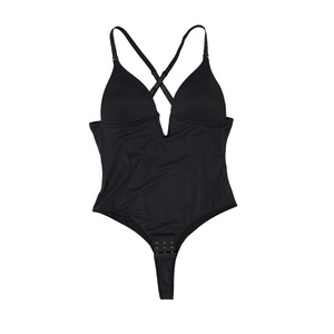 Nuovo Abito Modellante Monopezzo con Scollo a V Profondo, Stile Europeo Americano, Controllo <span class=keywords><strong>Pancia</strong></span>/Taille, Schiena Scoperta a T-back, Effetto Modellante - Product Image 2