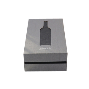 Custom Design luxury cardboard shoulder paper box Red wine packaging boxes gift set wine box 2 bottles customized - Product Image 2