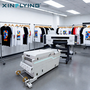Vente directe usine – Imprimante DTF commerciale 60 cm à 4 têtes XP600 I3200 avec agitateur et four pour t-shirts - Product Image 1