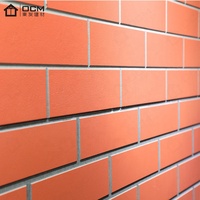 Finition de brique architecturale Panneau en fibre-ciment de 15mm d'épaisseur prêt pour la peinture Matériau de façade de bâtiment moderne Plafond extérieur de villa
