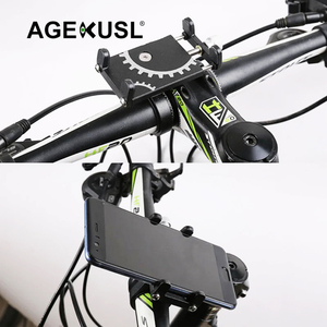 Supporto Telefono Bici AGEKUSL per MTB, Bici da Strada, Moto, Bici Elettriche - Compatibile con Brompton, ACE, D10, <span class=keywords><strong>C5</strong></span> - Product Image 3