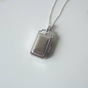 Collana Commemorativa in Argento <span class=keywords><strong>Sterling</strong></span> 925 con Ciondolo Urna Minimalista per Cremazione - Product Image 5