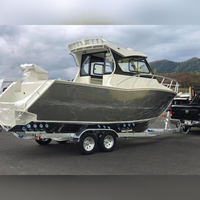 Bateau de pêche rapide en aluminium Profisher de 7,5 m (25 pieds) avec cabine à vendre
