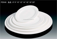 Assiettes ovales en céramique écologiques de haute qualité avec logo personnalisable – Fournisseur direct d'usine pour restaurants