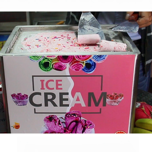 Machine à <span class=keywords><strong>glace</strong></span> à frire <span class=keywords><strong>de</strong></span> qualité industrielle avec une plaque froide en acier inoxydable pour une congélation rapide et uniforme - Product Image 3