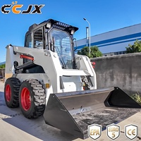 Unità Skid Steer di Produzione Nazionale con Capacità di Carico da 0,7 a 1,5 Tonnellate, Abbinabile a Trinciatrice Forestale per Operazioni Forestali