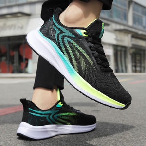 Usine OEM ODM Logo personnalisé rembourré côtelé texturé col extensible baskets fantaisie homme 2025 - Product Image 1