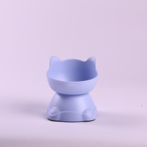 Bol pour chat incliné OEM ODM, antidérapant, en plastique, surélevé, pour nourriture et eau, disponible en plusieurs couleurs - Product Image 4