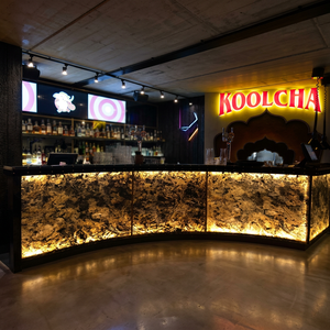 stone veneer distributor India Modern Backlit Translucent Stone Wall <b>Panel</b> Fluorescent Effect for Home Bar Commerce <b>Decoration</b> - Product Image 6