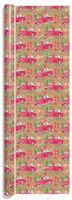 Papier d'emballage de Noël recyclable 80 g/m² motif camion rouge et sapin, ensemble de papier cadeau, sacs cadeaux, étiquettes, autocollants, emballage