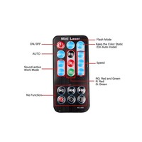 Portable Télécommande LED Scène Lumière DJ KTV Disco Lampe Projecteur Laser Lumières Flash Pour Fête De Noël De Mariage Bar luces led