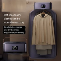 Séchoir à Linge Électrique Automatique Mural pour Maison, Extérieur, Hôtel et Camping-car, en Plastique et Alimenté par Batterie