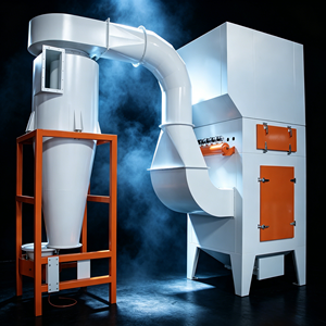 Línea de Recubrimiento en Polvo MDF con Máquina Electrostática Avanzada Galin, con Máquina de Pulverización Totalmente Automática y Cabina de Acero y Aluminio - Product Image 1