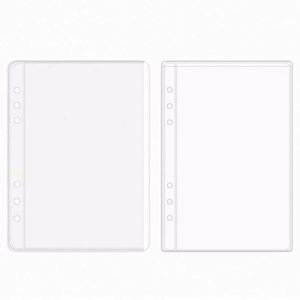 Enveloppes à fermeture éclair HYD-129 A4-A7, pochettes transparentes en PVC imperméables pour documents, sacs de classement pour l'organisation du budget et des finances - Product Image 2