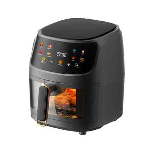 Freidora de Aire Cuadrada Negra de <span class=keywords><strong>6</strong></span> <span class=keywords><strong>Litros</strong></span>, Bajo Consumo, Sin Aceite, con Horno de Gran Capacidad, Freidora Eléctrica de Aire - Product Image 1