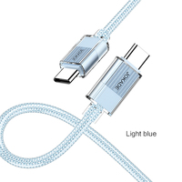 Direct usine et prix bas: 100W PD tressé Transparent Type-C à Type-C Date Câbles-Pour téléphones, ordinateurs portables, tablettes et plus encore et électronique