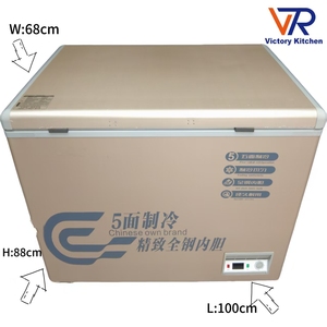 Réfrigérateur de vitrine de congélateur de refroidissement à cinq côtés VICTORY Équipement de restauration pour d'autres fournitures d'hôtel et de restaurant de cantine - Product Image 6
