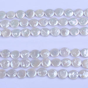 Perles d'eau douce baroques naturelles violettes de 11 à 15 mm avec des particules blanches dispersées pour la fabrication de bijoux, vente en gros directe - Product Image 2